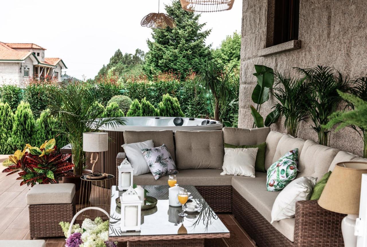 Casa Victoria Garden Con Jacuzzi Y Piscina Villa Калдас Де Реис Екстериор снимка