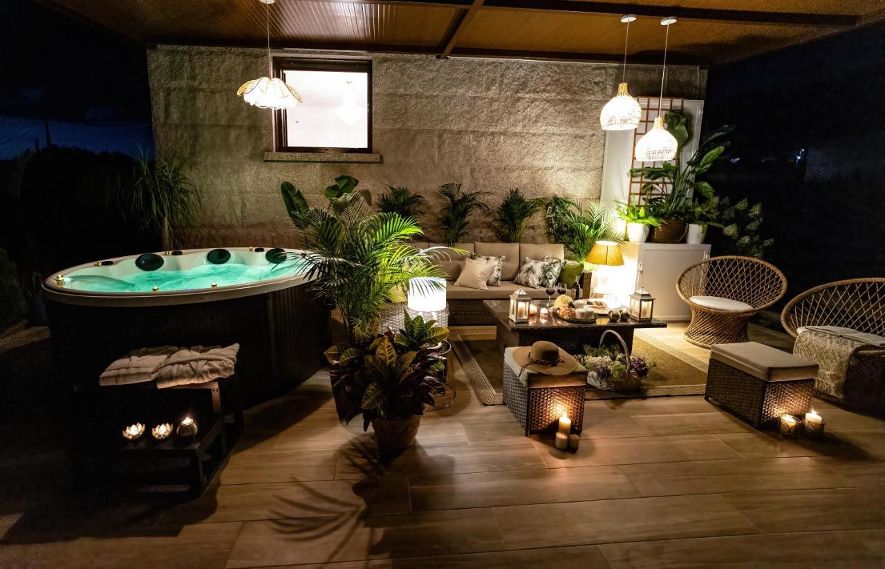 Casa Victoria Garden Con Jacuzzi Y Piscina Villa Калдас Де Реис Екстериор снимка