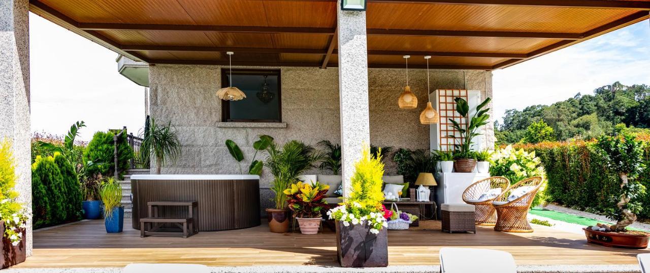 Casa Victoria Garden Con Jacuzzi Y Piscina Villa Калдас Де Реис Екстериор снимка