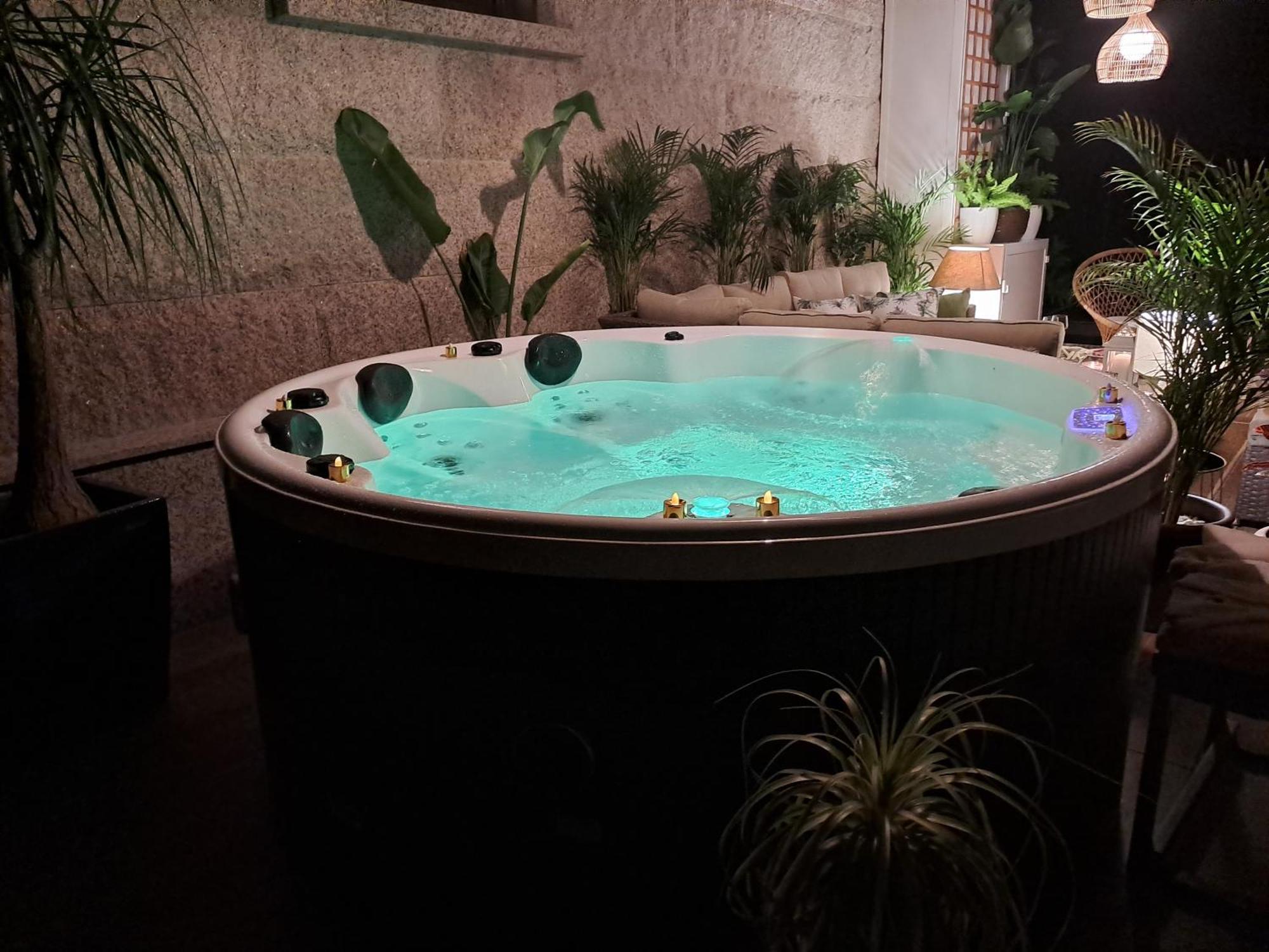 Casa Victoria Garden Con Jacuzzi Y Piscina Villa Калдас Де Реис Екстериор снимка